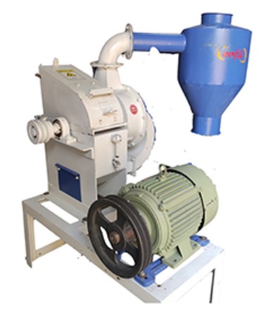 5HP Cyclone Type Pulverizer Machine for Dry Spices Grinding